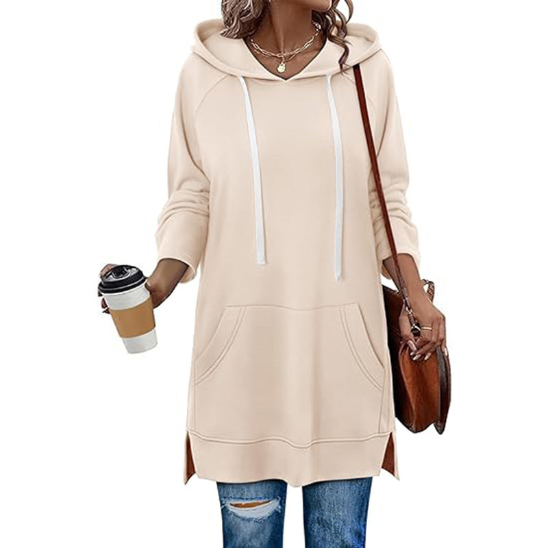 Hooded Warm Loose-fitting Midi Skirt