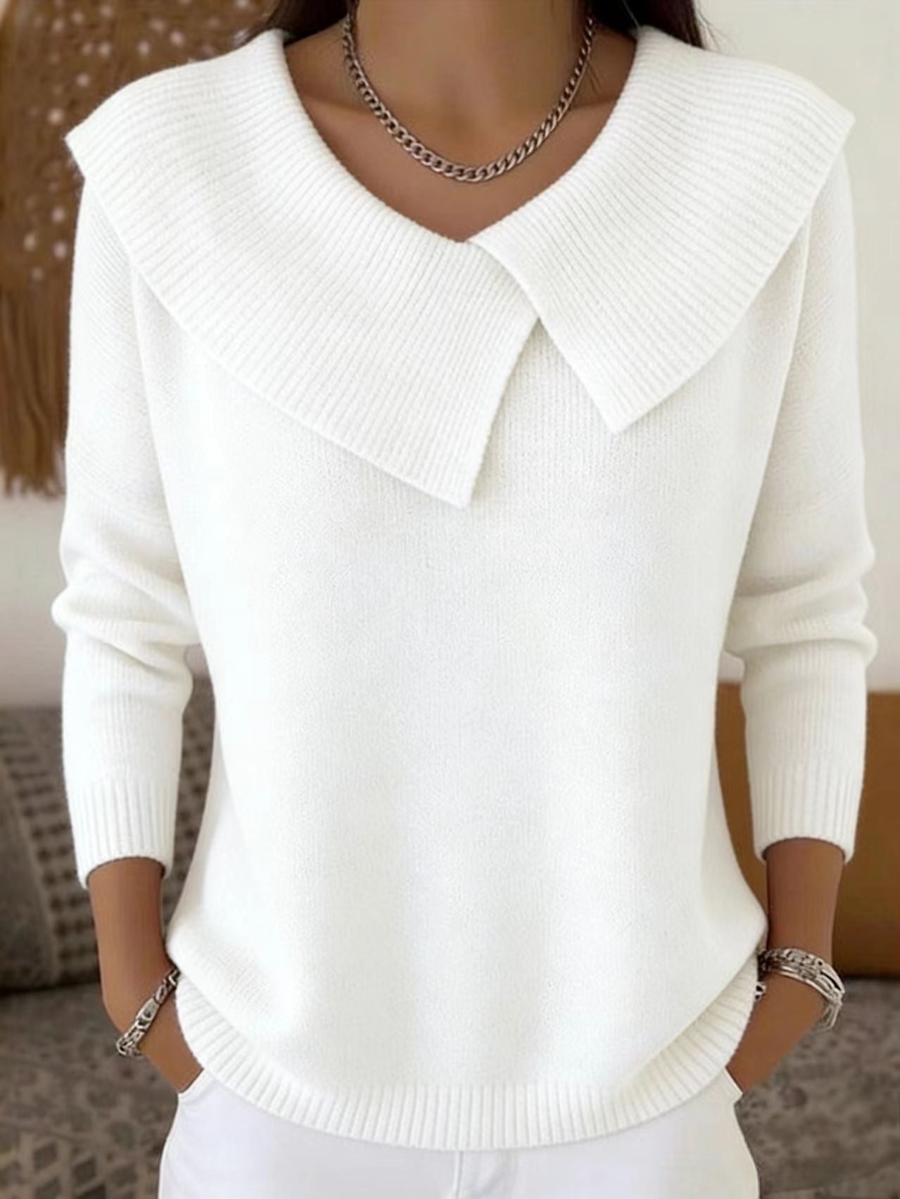 Comfortable knitted sweater