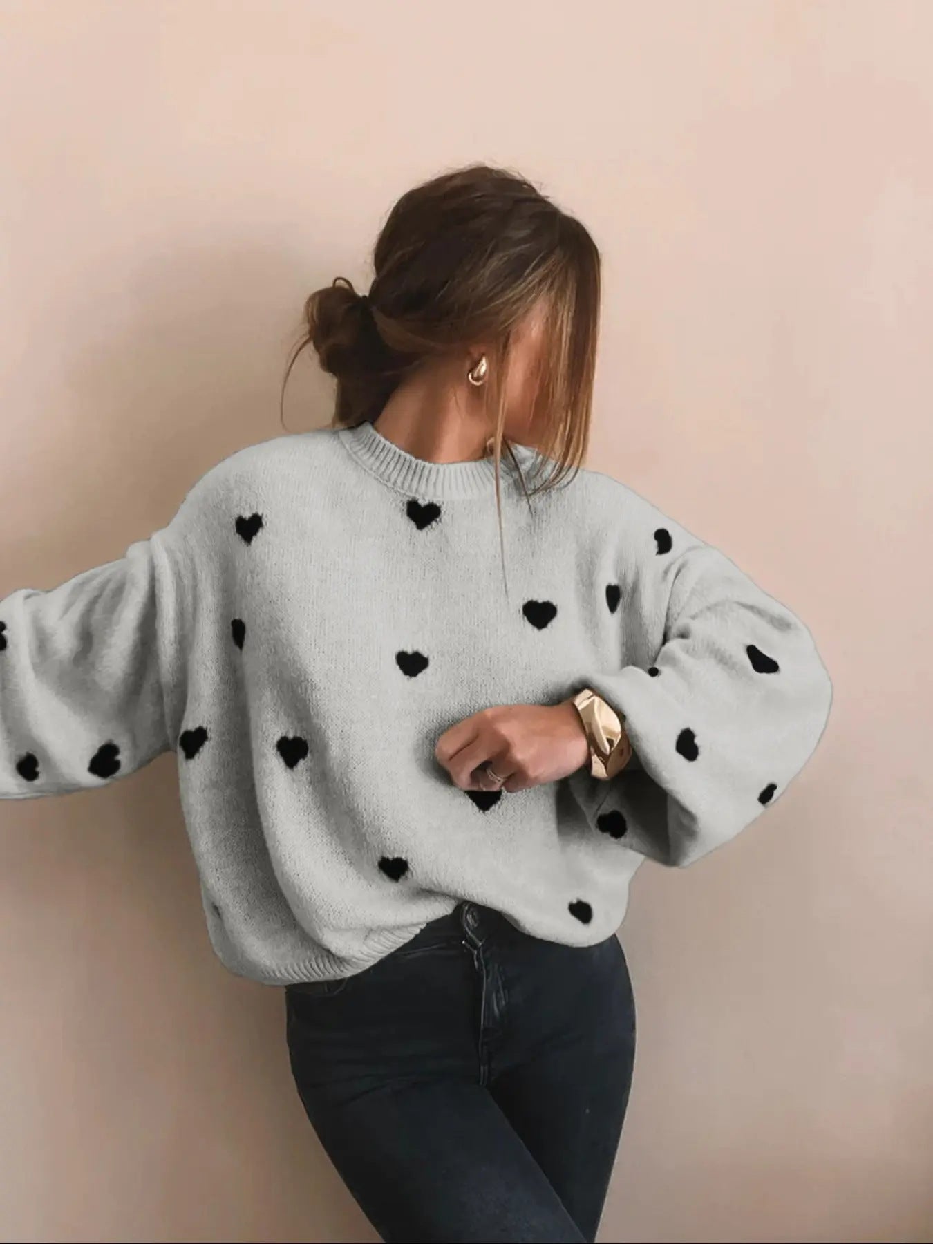Everyday Crew Print Sweater